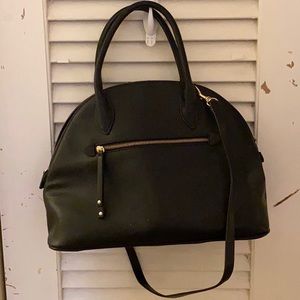 Black Large Express Dome Handbag